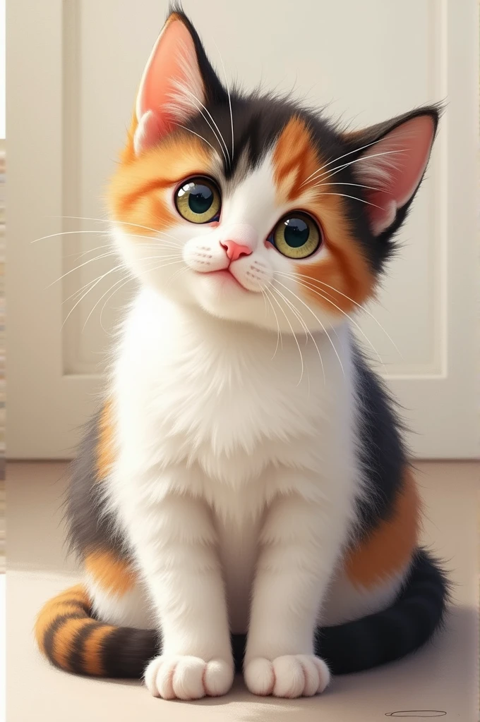 calico cat.