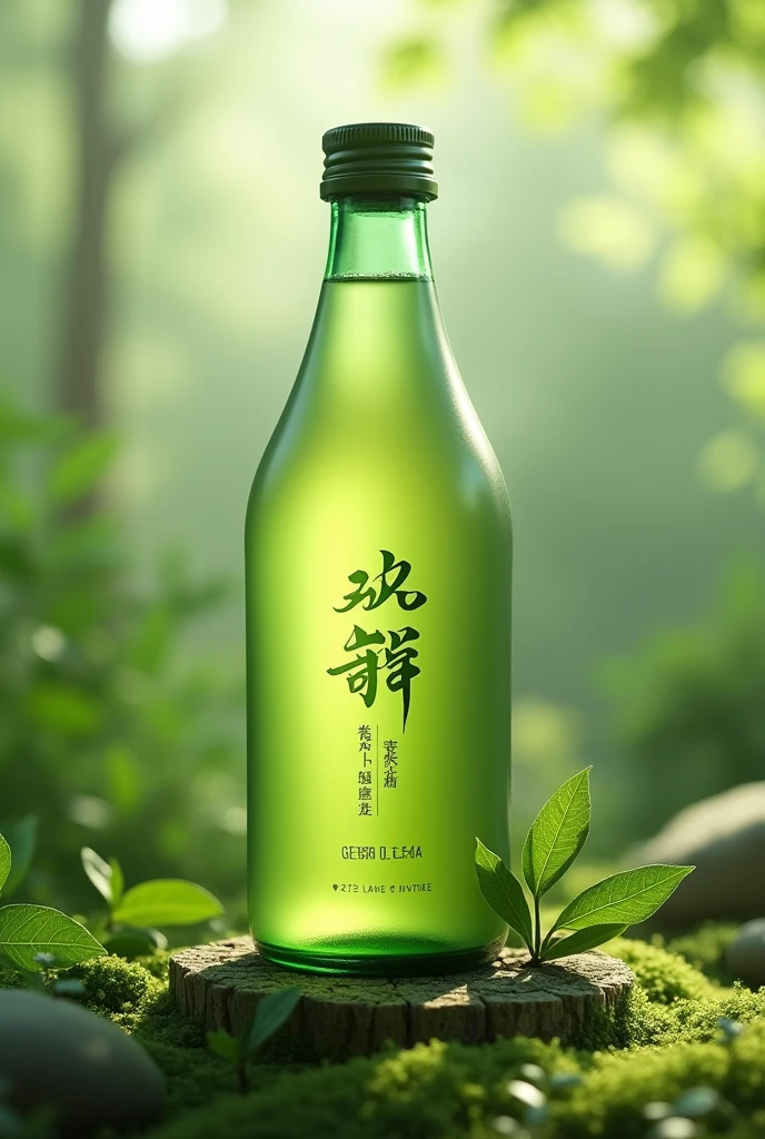 New product greentea bottle 
