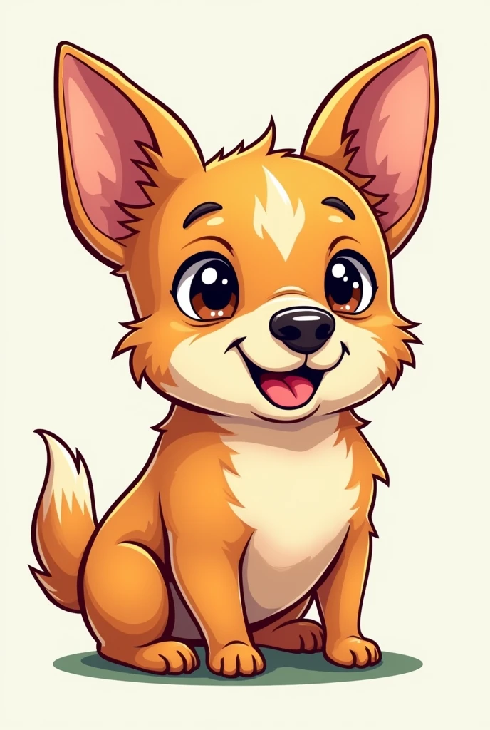 Make me a small logo of a team called Cachonditos FC with a chubby black Chihuahua dog