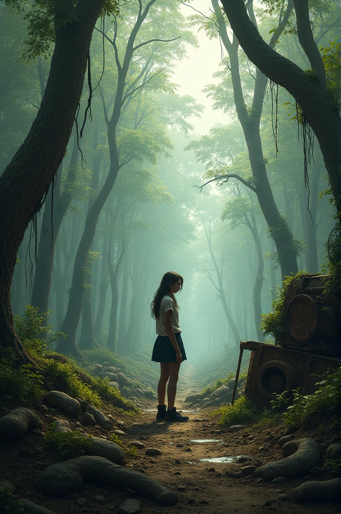 About deforestation it could be easy and creative to draw