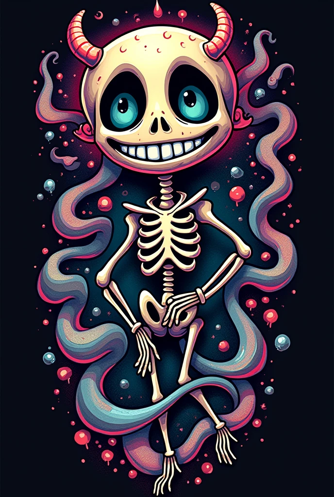 Oggie Boogie design from the movie The Amazing World of Jack for tattoo