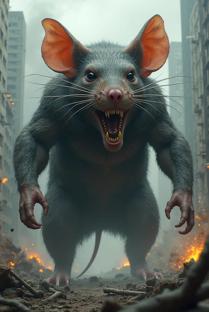 Rat King with image caption, I want my Queen