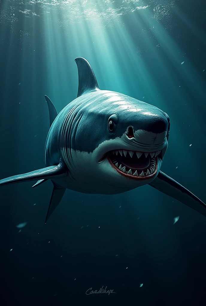 I want a shark with the JD logo , for a clothing brand