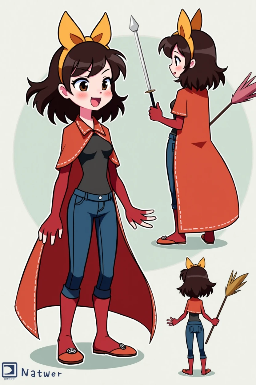 Give her a staff