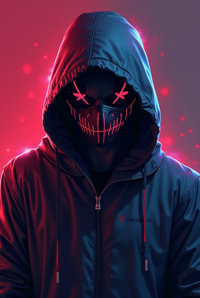 It's a banner for a gaming channel, called Reynix, I need the name of the channel on the banner, if you're going to create a character it must have a mask, Name REYNIX in image