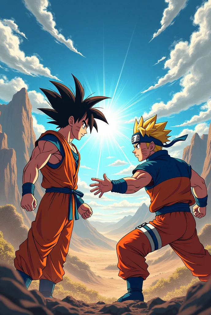 Goku and Naruto 