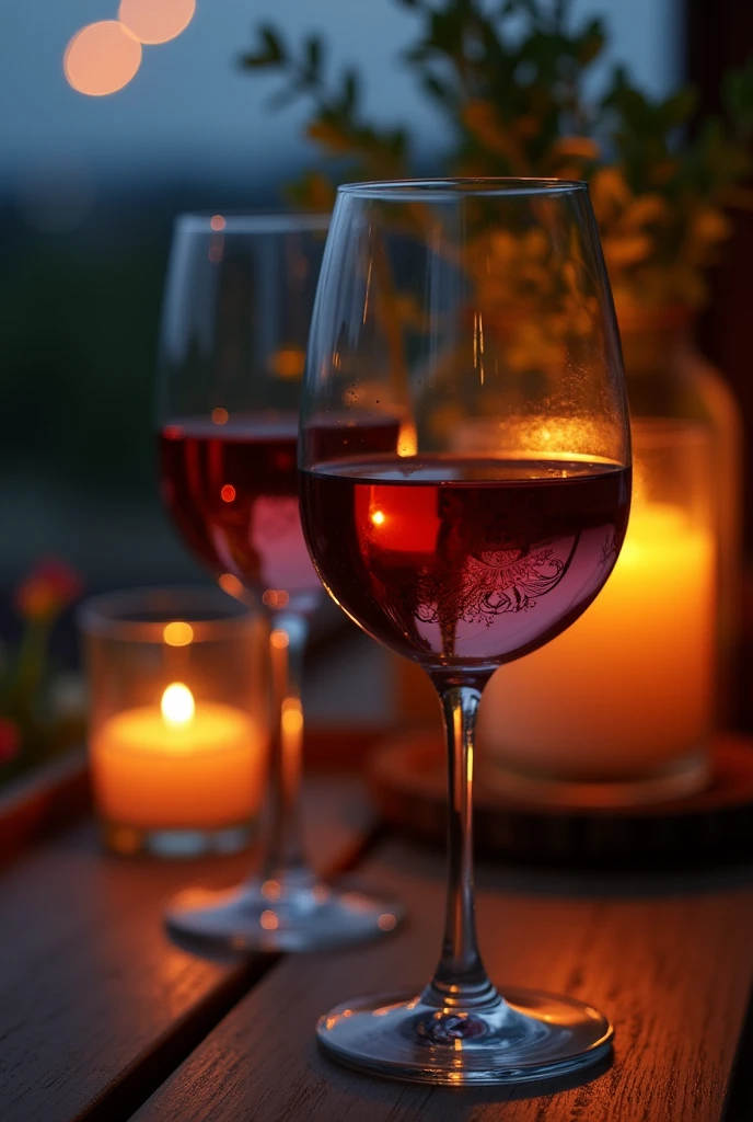 Parties,In the villa garden,wine酒杯,Goblet close-up,On the rooftop,Night,reunion,Reception,wine,Wine glass close-up,Wine Tasting,Suit,High heel(Rich details),(Best quality),Film Style