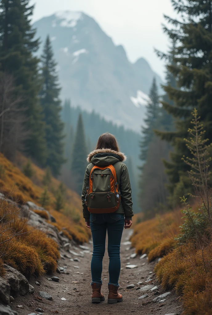 girl visiting places alone