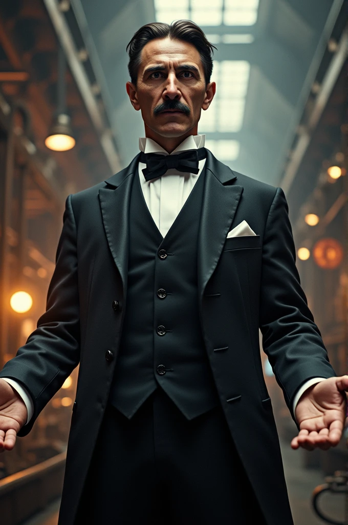Nicola Tesla as a hero