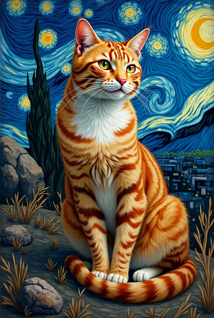 Gato van gogh
