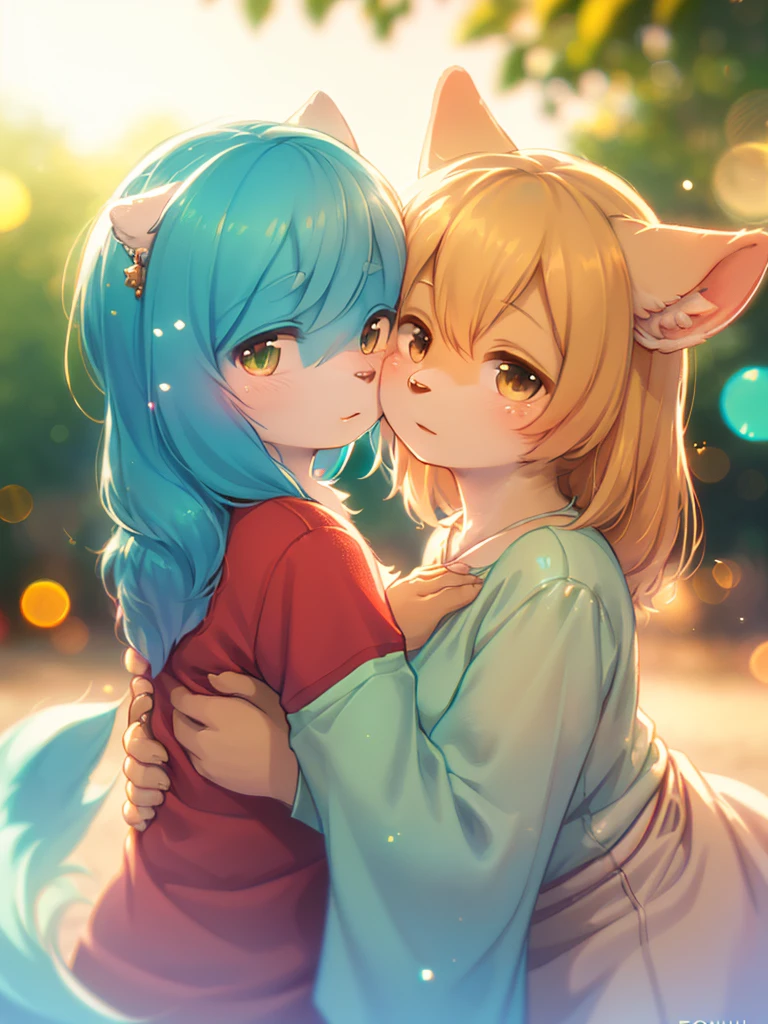 (Sumilux f1.4 50mm , low Latitude old color negative film , cross process , (bokeh), flare, chromatic aberration , soft focus, (Shallow focus) , soft glow , Maximum aperture, high Key , Transparent depiction , Tyndall) , An elderly couple's lovey-dovey date