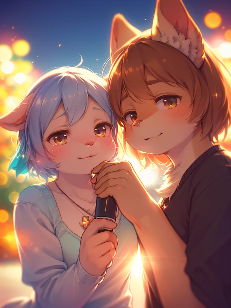 (Sumilux f1.4 50mm , low Latitude old color negative film , cross process , (bokeh), flare, chromatic aberration , soft focus, (Shallow focus) , soft glow , Maximum aperture, high Key , Transparent depiction , Tyndall) , An elderly couple's lovey-dovey date , High sexual desire
