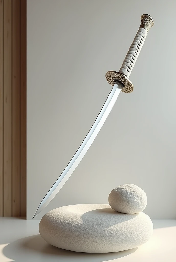 Create a white katana