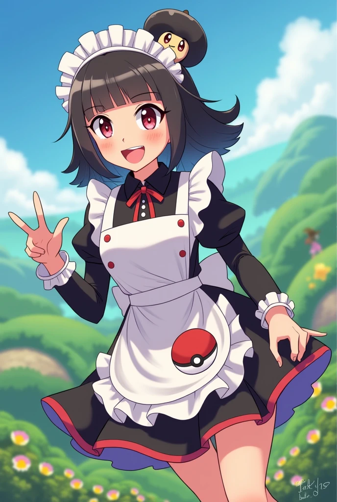 Pokémon trainer style maid