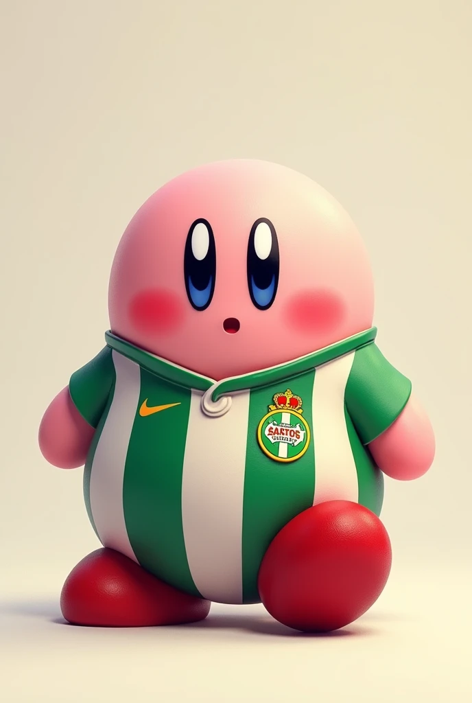 I want Kirby with the Santos football team shirt