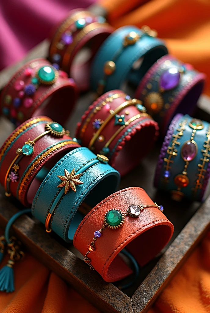 Bunch of bracelets