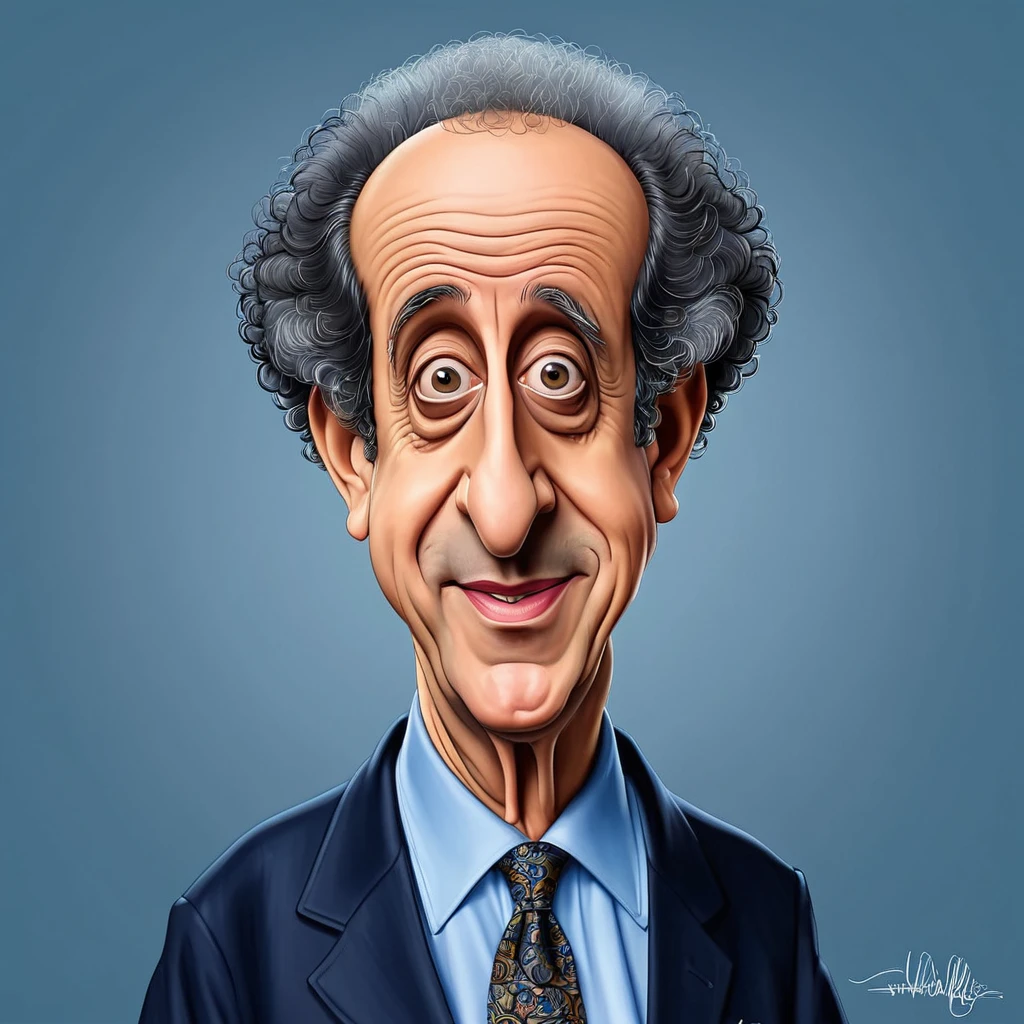 Funny caricature of Vincent Schiavelli
