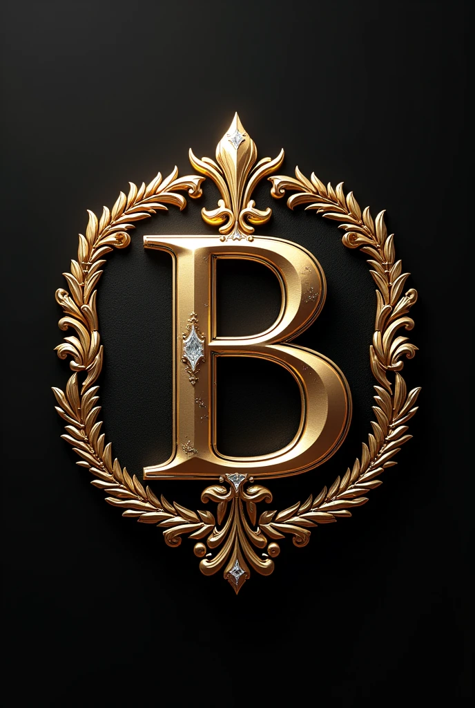 Créé un logo 3D réaliste et moderne avec le nom "Benjamin de Kororoumou". Rajoute autres éléments illustratifs très perfectionniste logique formidable avec de l'or brillant, diamant  et ajoute beaucoup de l'or 