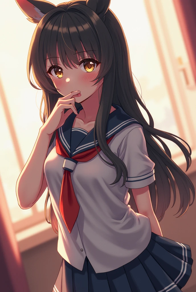 anime girl with big ass