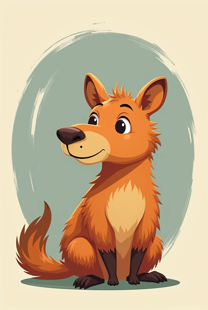 un logo con un capybara
