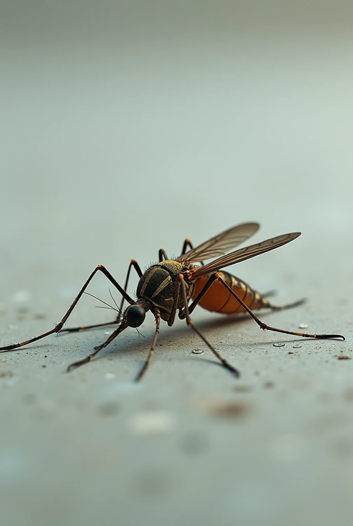 A crushed mosquito 