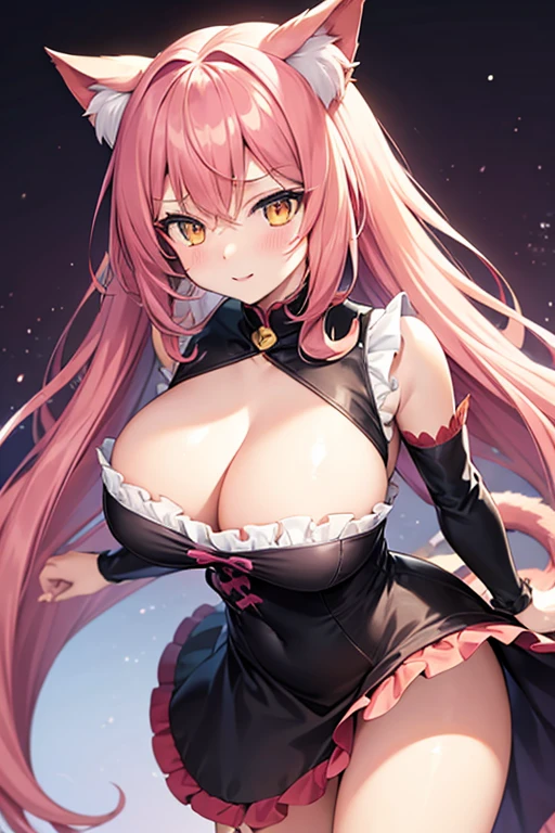Cat Beast Girl,anime, ,semi-long, Height: 169cm,Bust 95cm,