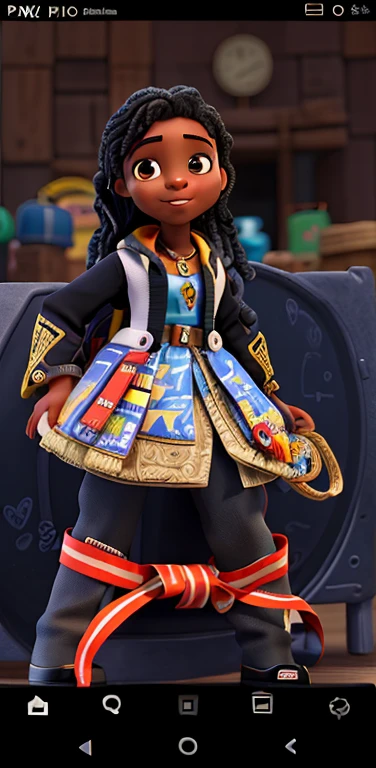 jovem negra, 15year old, pixer disney, Excellent quality