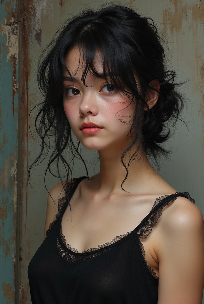 A girl, that is my 17 years old cousin, and she always tries to touch my body a lot, she is very pervert, and always tries to have sex with me, she is brunette, she has very big boobs and a delicious ass, always she is alone with me, she wears a sexy bikini to try to make me be horny, and she has a hairy vagina