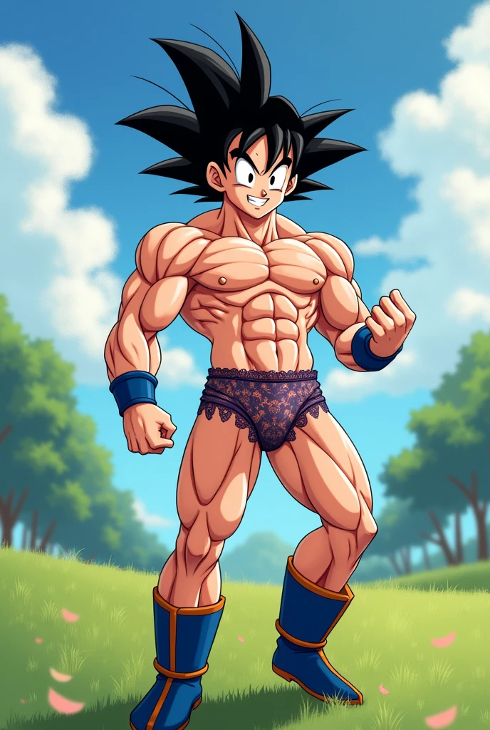 Goku in panties