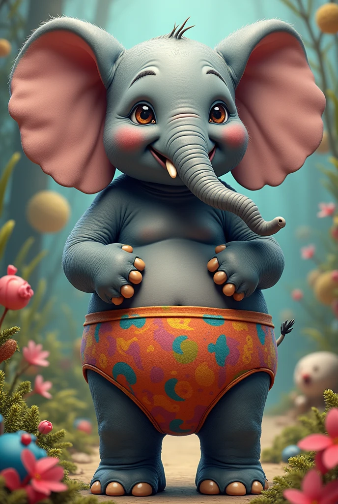 elephant in panties