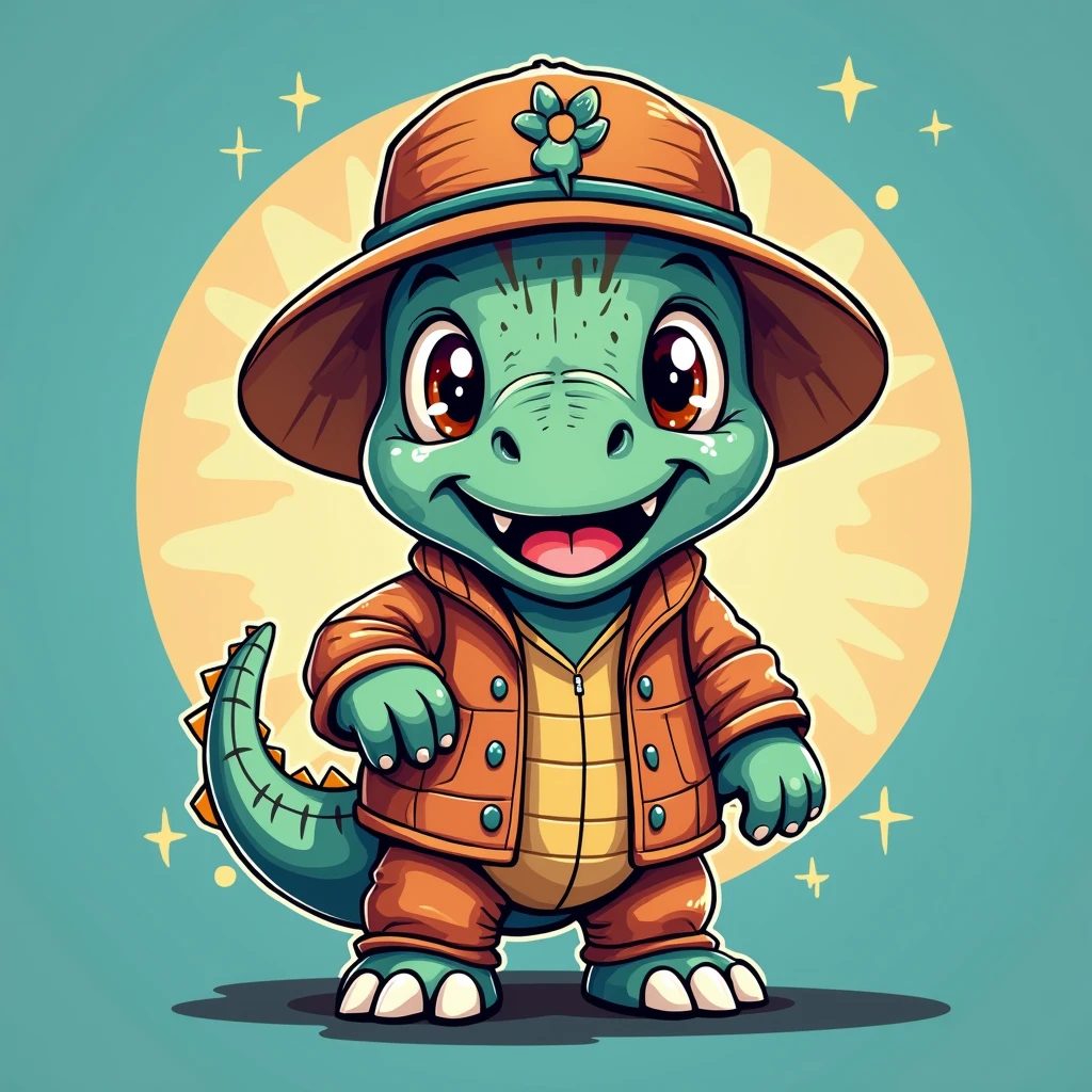 Make this dinosaur dance。