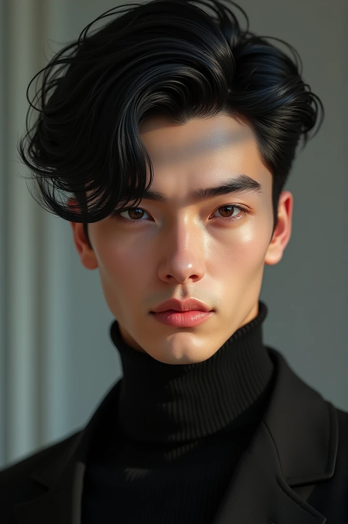 good looking male Black Hair
