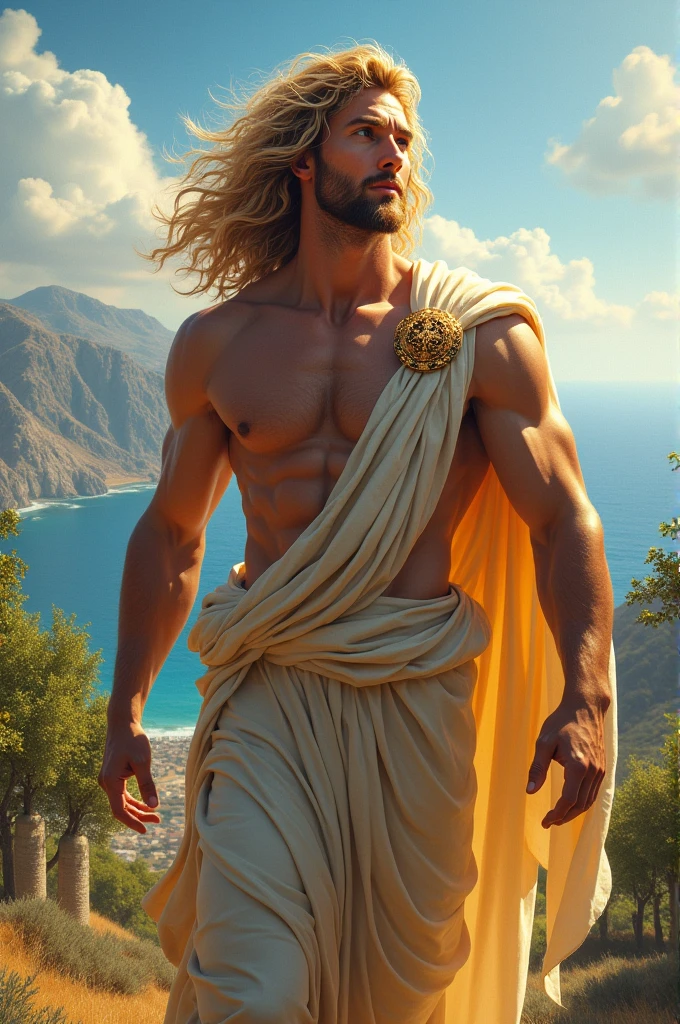 Pretty greek god