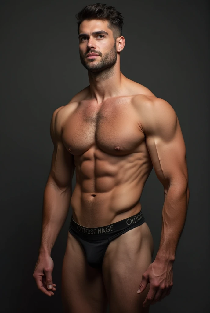Naked muscular man