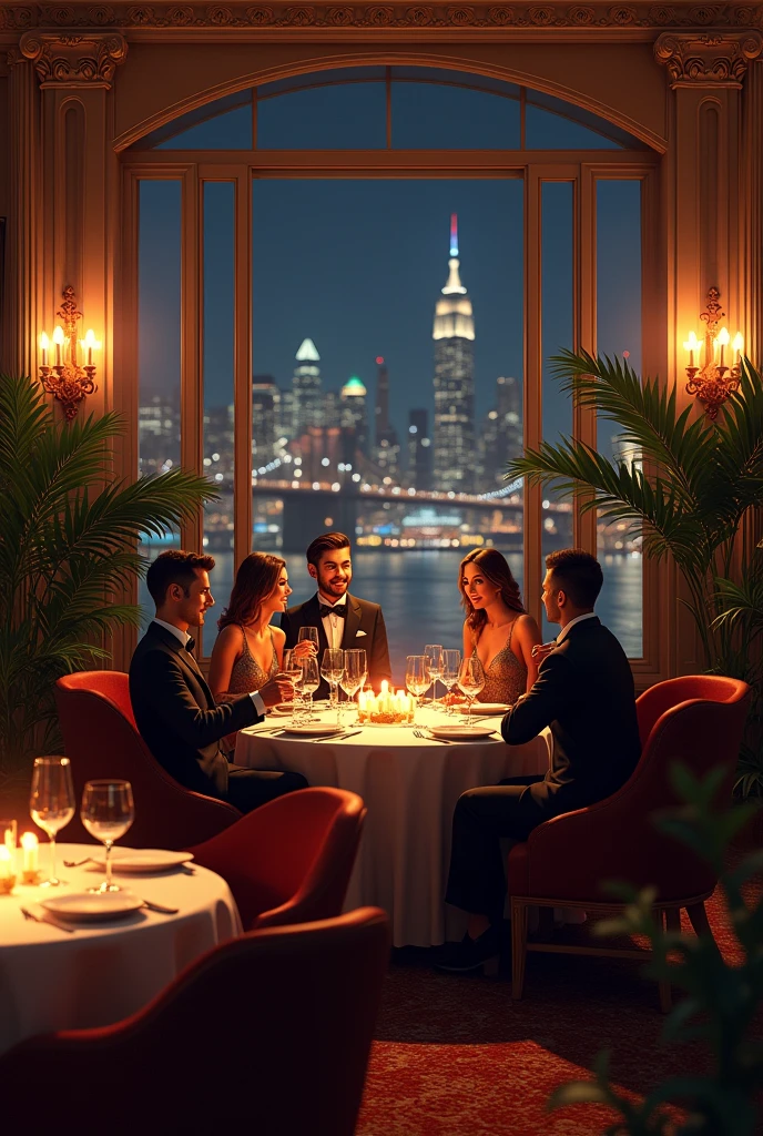 Restaurant called Mastache at night luxury