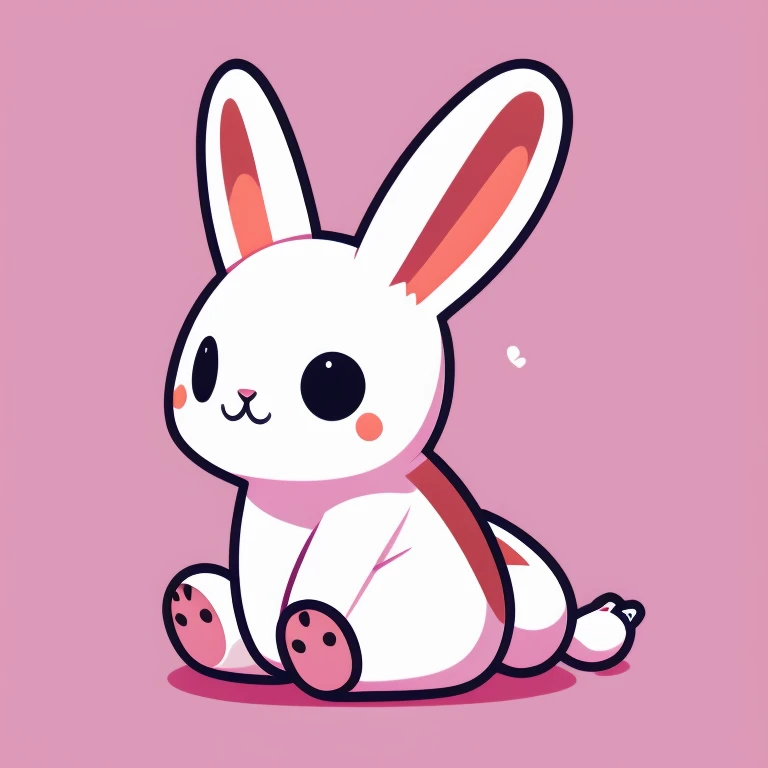 bunny character, mascot, like a plushie, with cyberpunk elements, router inspired