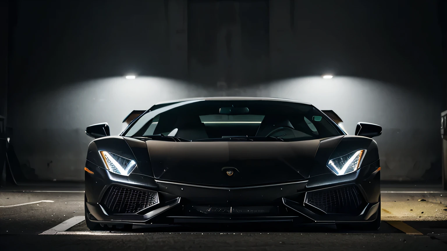 **Prompt for Text-to-Image:**

A close-up of a Lamborghini Gallardo at night. The car's sleek, angular design is highlighted, with its glossy yellow paint reflecting neon city lights. The sharp front grille and low profile give it an aggressive, aerodynamic appearance. The headlights are bright and piercing, adding to the car's powerful and sophisticated presence in the dimly lit urban environment.