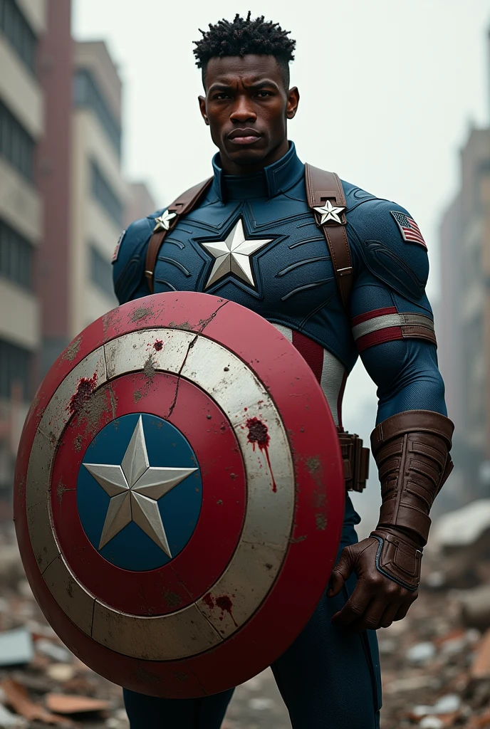 Young Black Captain America Injured
