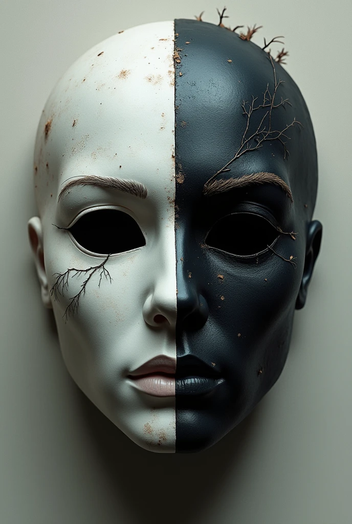 Good and evil mask