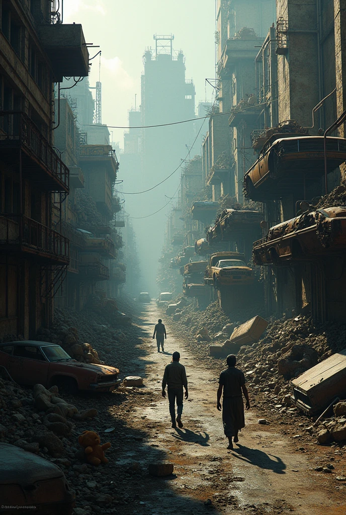 Junkyard area by Titus Jonaus from the radio play The Three Investigators