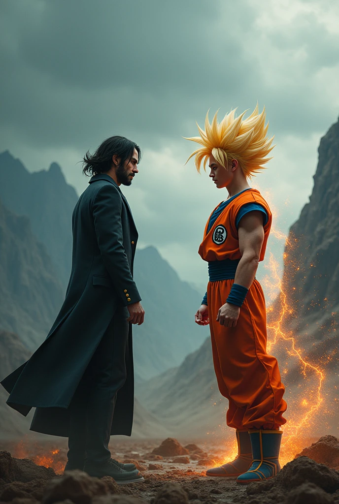 John Wick meeting Goku
