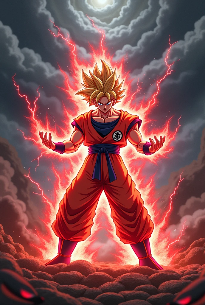 Goku jugando blood strike