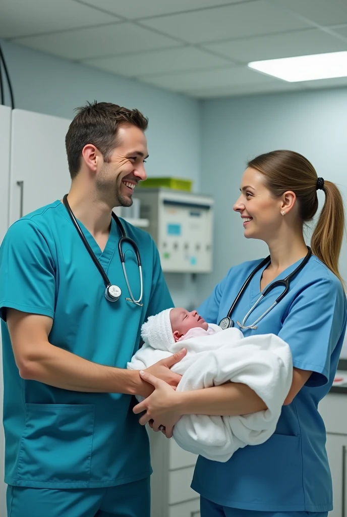 Neonatal nurse and nurse
