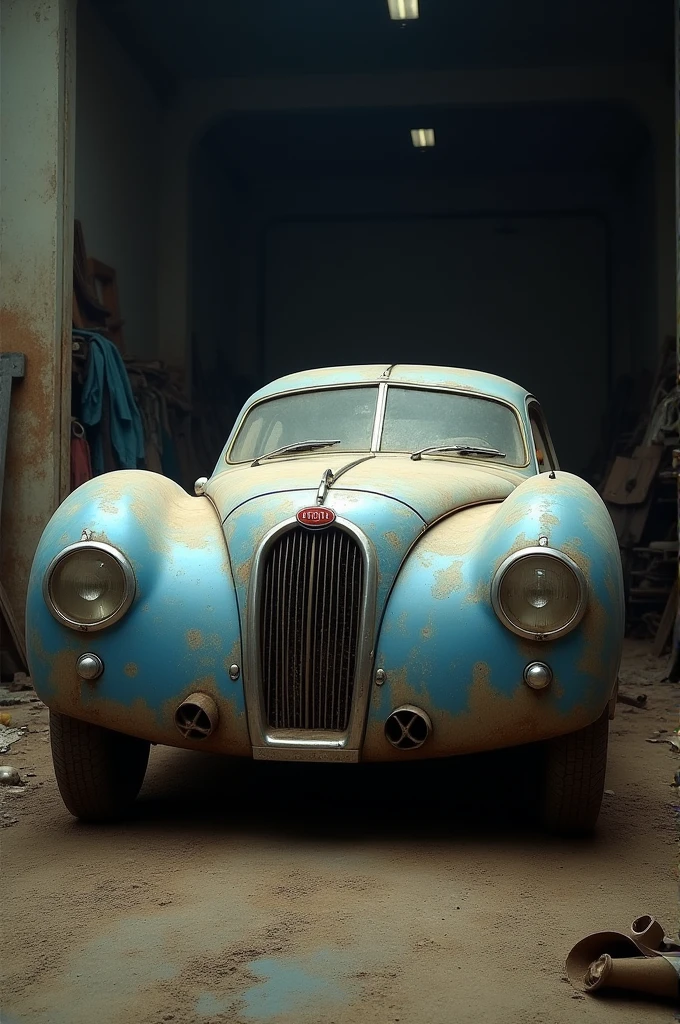 buggati full of dust