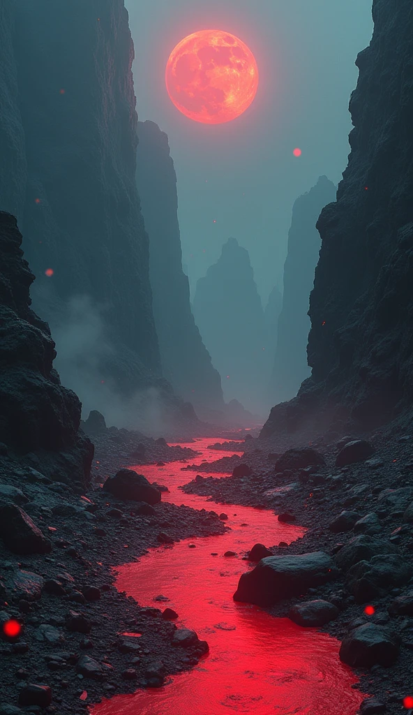 Create an abstract hellscape, with sensual content