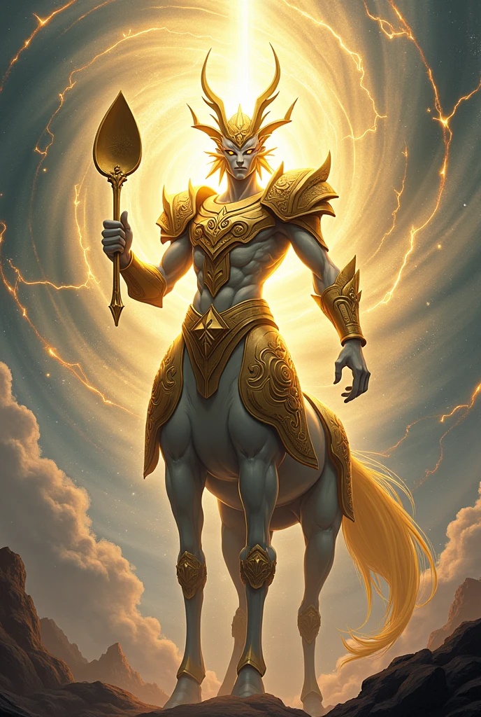 a fusion between Arceus and Alakazam