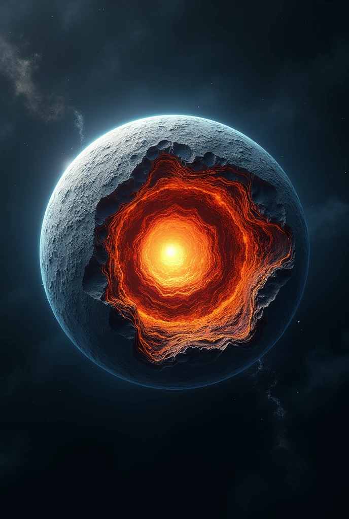Geosphere around the earth
