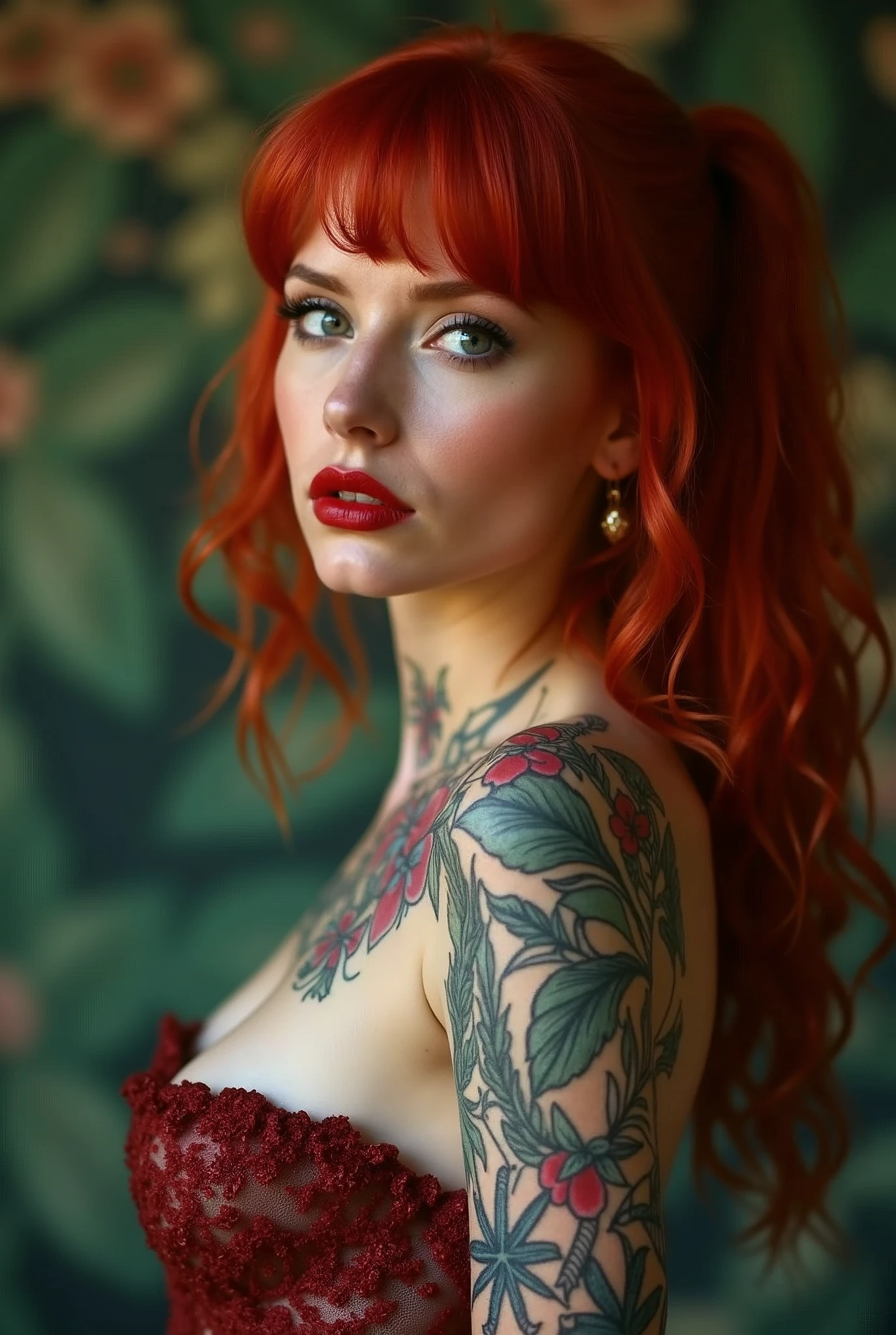 O Poder do Sex Appeal, tropical tattooed evil redhead