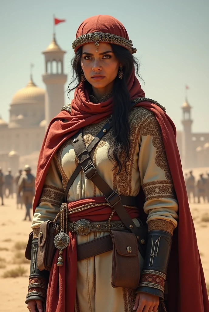 Female othoman Empire arab soldier