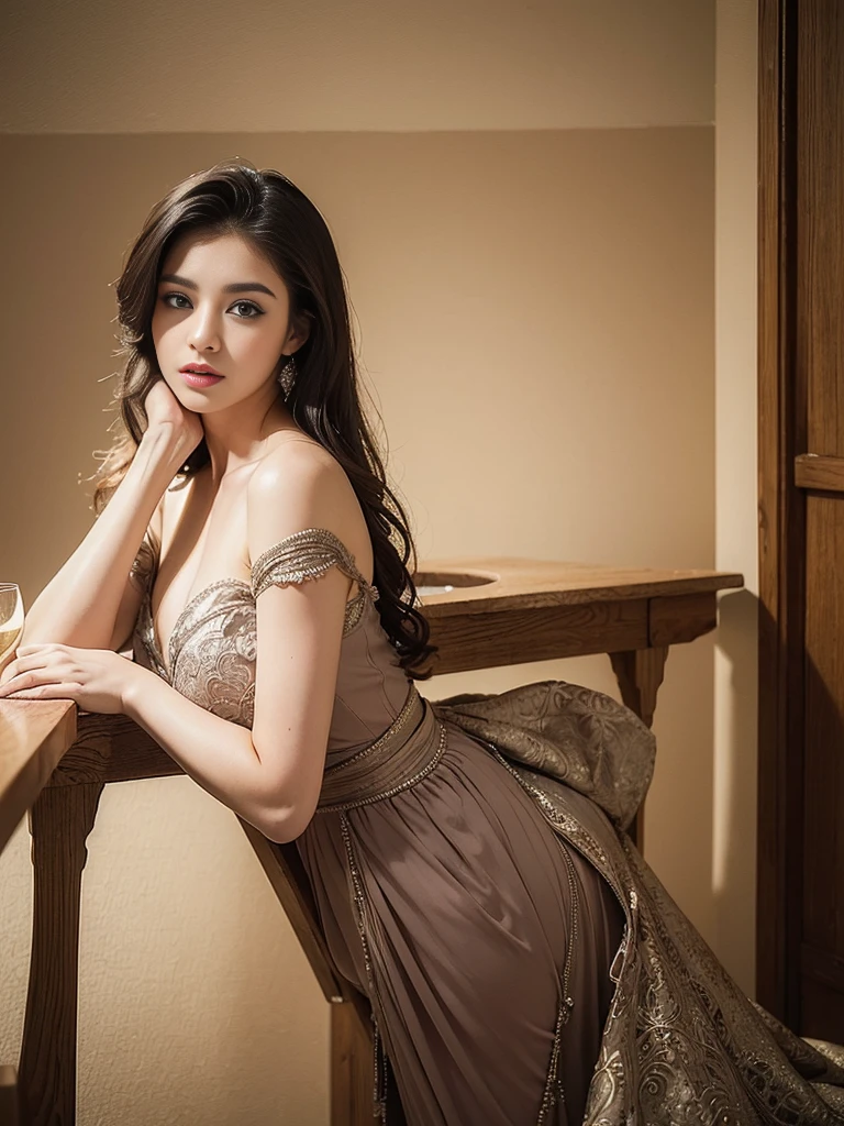 ((best quality, 8 thousand, masterpiece: 1.3)), (25 year old woman), ((that person'Your face is very small:1.3)), (glowing skin:1.3), (huge , abandoned box:1.4), Highly detailed face and skin texture, detailed eyes, double eyelid, realistic, Highly Detailed CG Integrated 8 thousand Dendenden Wallpapers, Detail, High quality RAW color photos, professional photography, (8 thousand, RAW photos, best quality:1.2), realistic, Highly Detailed CG Integrated 8 thousand Dendenden Wallpapers, Detail, High-quality RAW color photos, professional photography, (8 thousand, raw photo, top quality, table top:1.2), (realistic, realistic: 1.37), (boyish dress:1.5), transcendent beauty, young and cute, indian woman, shiny skin, big bust, half exposed chest, (cleavage of breasts:1.2), (fair face:1.2), (long hair blowing in the wind:1.2), (A huge desert with a sunset view:1.5),